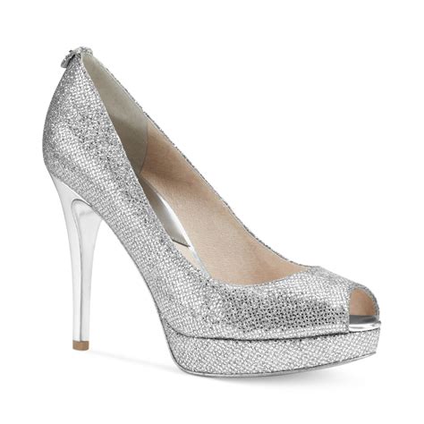 michael kors pumps silber glitzer|High Heel & Pumps for Women .